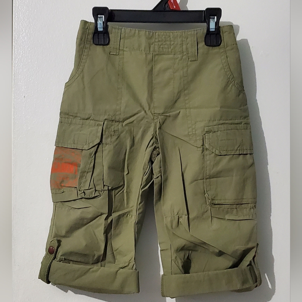 Cherokee toddler roll tab hem cargo pants NWT